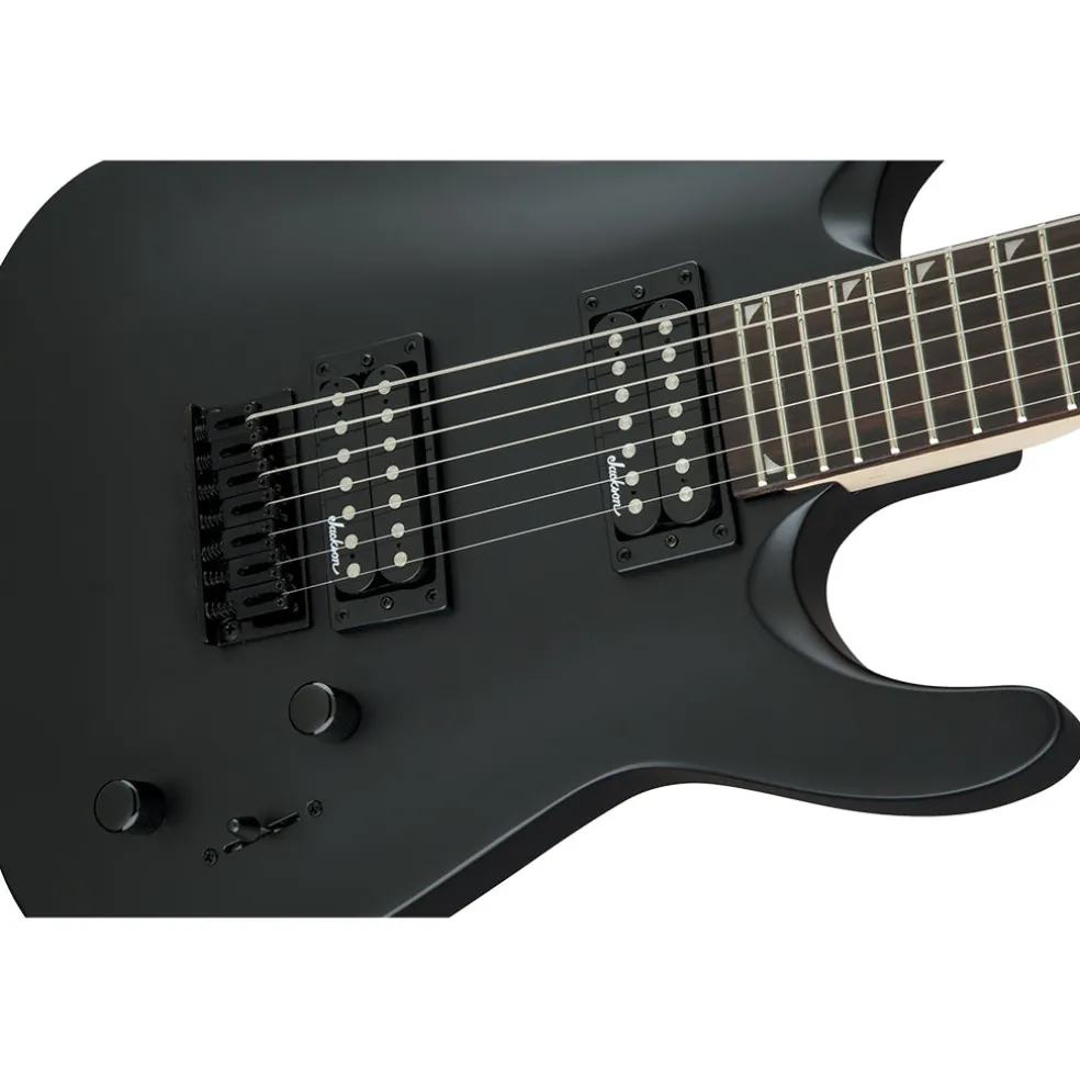 Jackson JS22-7 DKA Dinky - Satin Black - Amaranth Fretboard | Electric Guitars | 2910132568