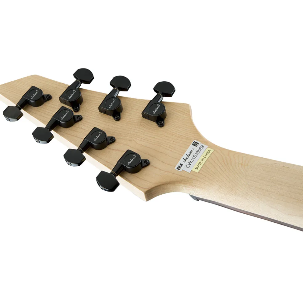 Jackson JS22-7 DKA Dinky - Satin Black - Amaranth Fretboard | Electric Guitars | 2910132568