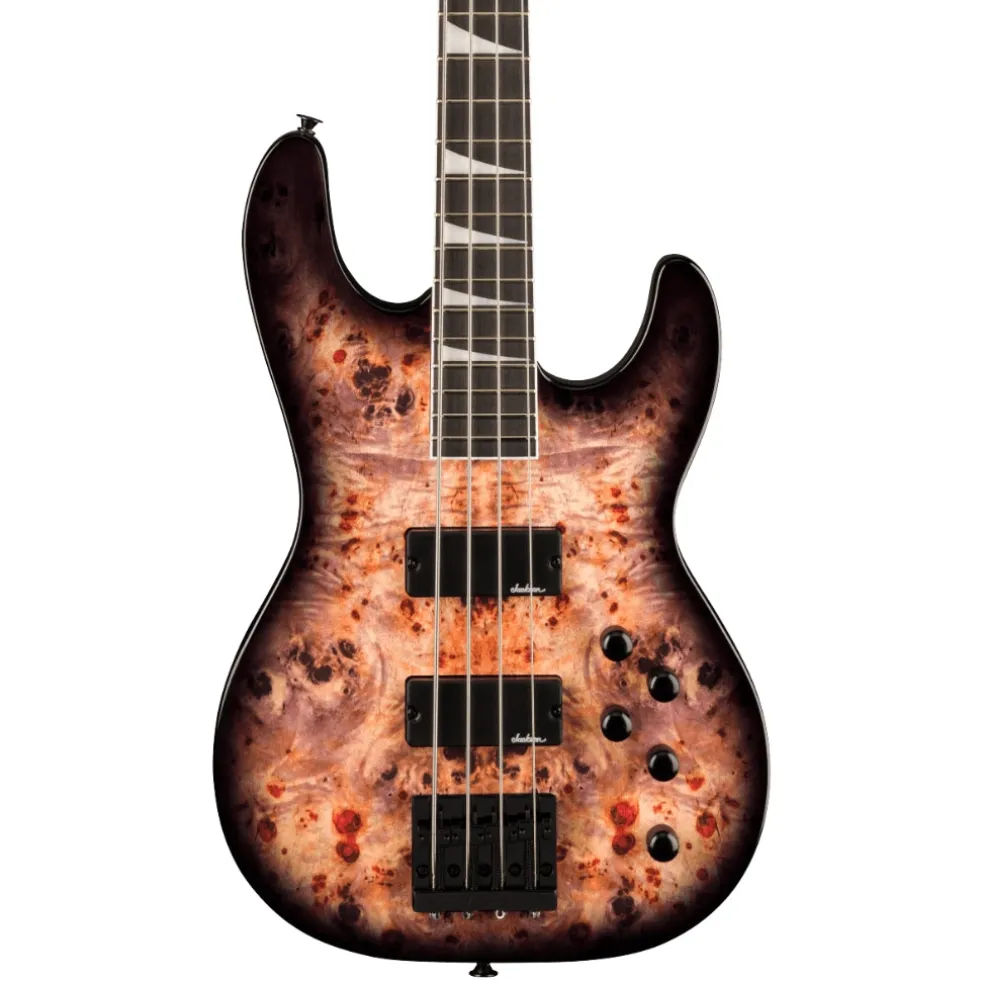Jackson JS Series Concert Bass CB JS3P in Transparent Black Burst