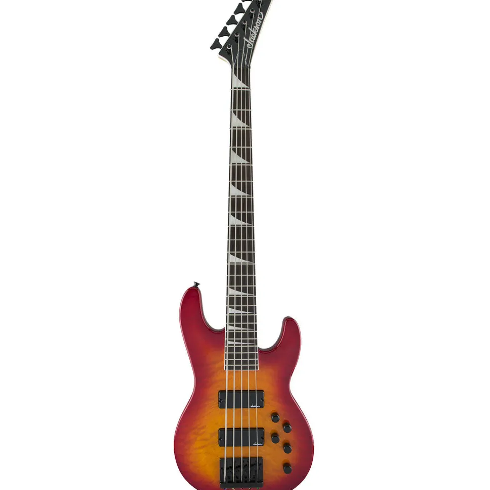 Jackson JS Series Concert Bass JS3VQ, Amaranth Fingerboard, Cherry Burst | Bass Guitars | 2919021586