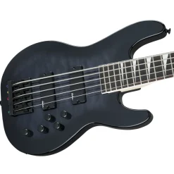 Jackson JS Series Concert Bass JS3VQ, Amaranth Fingerboard, Transparent Black Burst | Bass Guitars | 2919023585