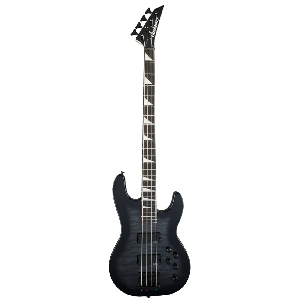 Jackson JS Series Concert Bass JS3Q, Amaranth Fingerboard, Transparent Black Burst | Bass Guitars | 2919026585