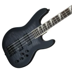 Jackson JS Series Concert Bass JS3Q, Amaranth Fingerboard, Transparent Black Burst | Bass Guitars | 2919026585