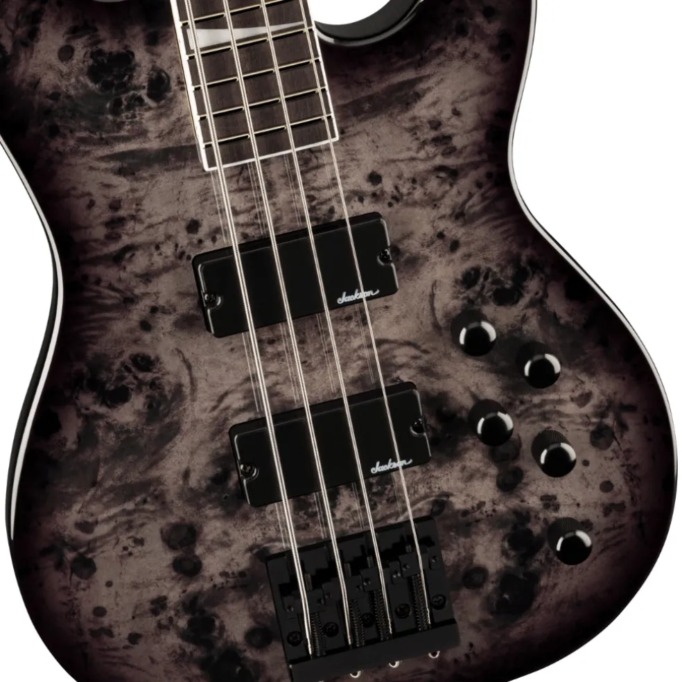 Jackson JS Series Concert Bass CB JS3P in Transparent Black
