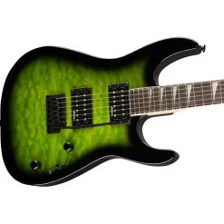Jackson JS Series Dinky JS20 DKQ 2PT in Transparent Green Burst