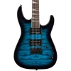 Jackson JS Series Dinky JS20 DKQ 2PT in Transparent Blue Burst