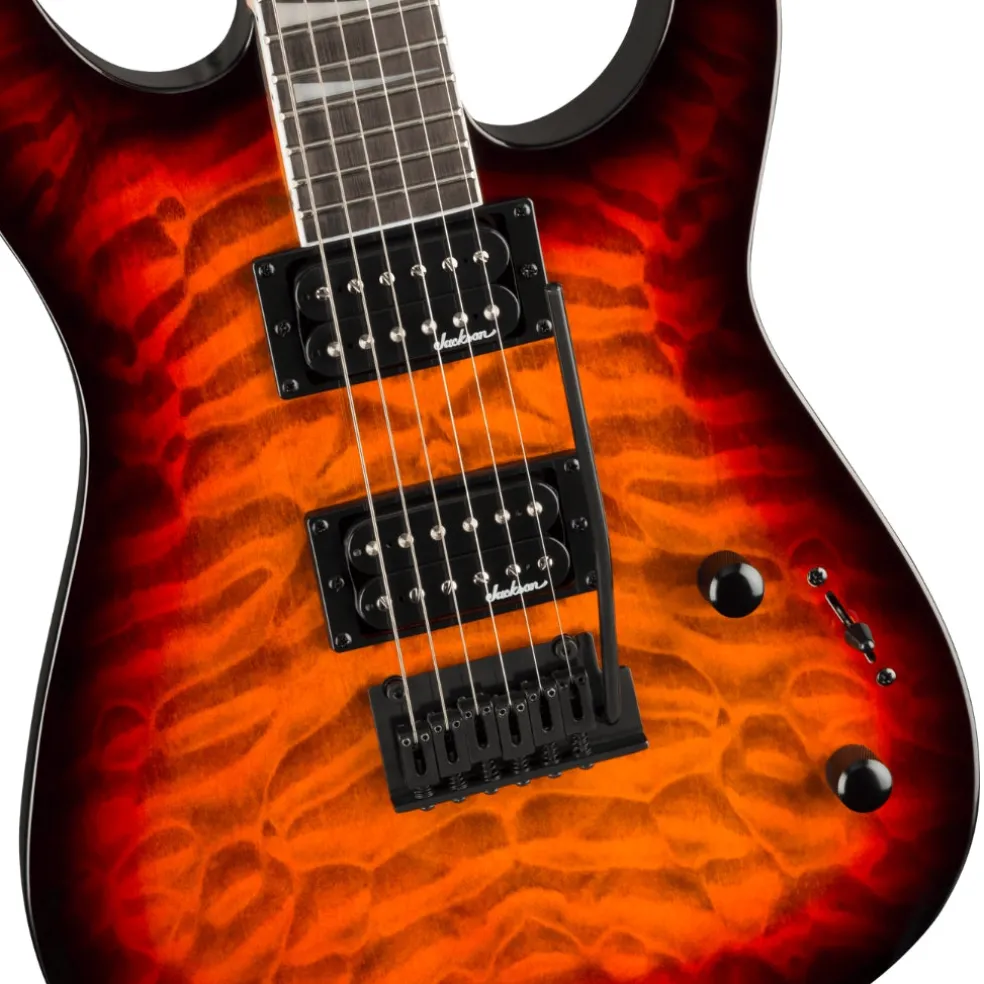 Jackson JS Series Dinky JS20 DKQ 2PT in Transparent Tobacco Burst