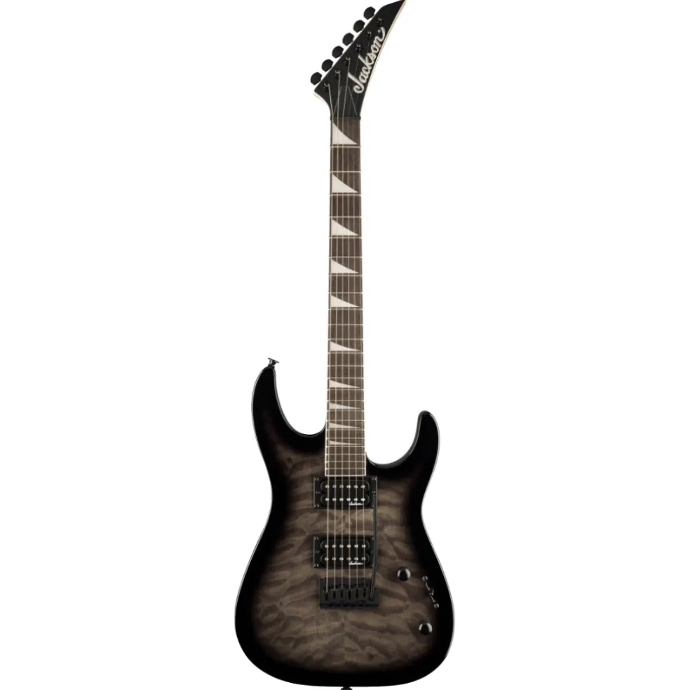 Jackson JS Series Dinky JS20 DKQ 2PT in Transparent Black Burst
