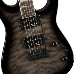 Jackson JS Series Dinky JS20 DKQ 2PT in Transparent Black Burst