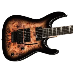 Jackson JS Series Dinky JS32 DKAP in Transparent Black Burst