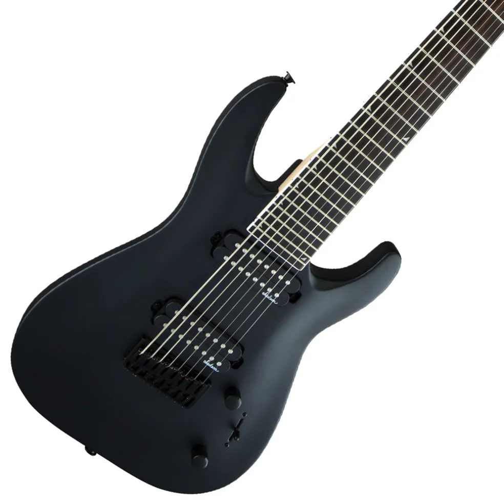 Jackson JS Series JS32-8 Dinky Arch Top DKA HT - Satin Black | Electric Guitars | 2910114568