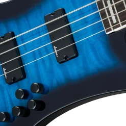 Jackson JS Series JS3Q Kelly Bird - Transparent Blue Burst | Bass Guitars | 2919093585
