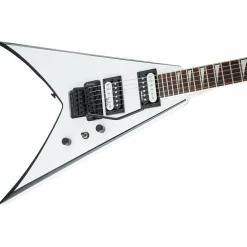 Jackson JS Series King V JS32 - White with Black Bevels - Amaranth | Electric Guitars | 2910224577