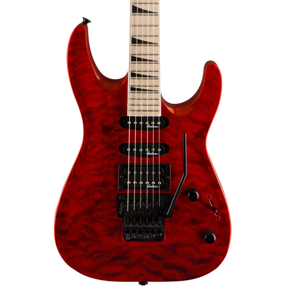 Jackson JS34Q Dinky DKA Transparent Red