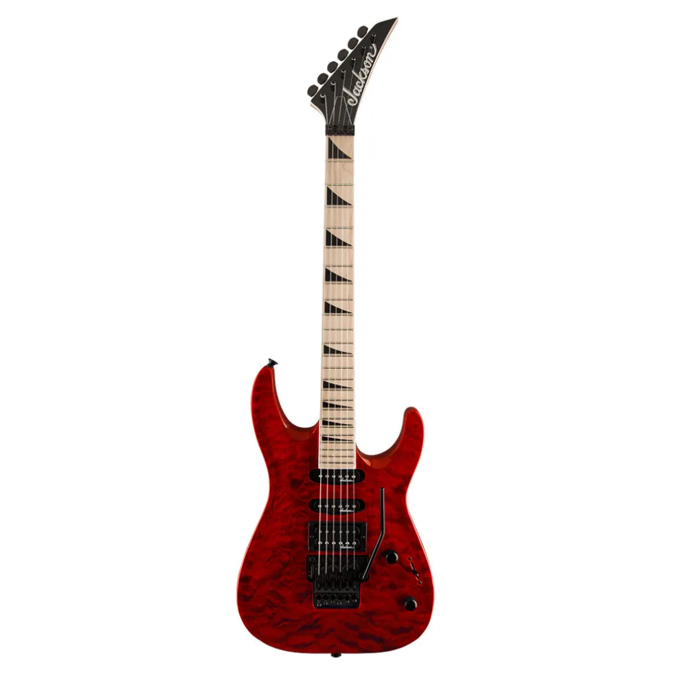 Jackson JS34Q Dinky DKA Transparent Red