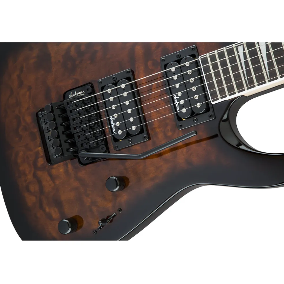 Jackson JS32Q DKA Dinky - Amaranth Fretboard - Dark Sunburst | Electric Guitars | 2910113510