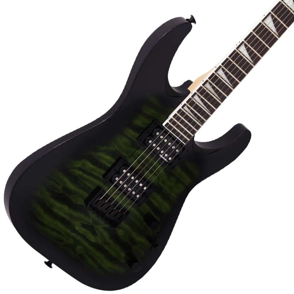 Jackson JS32Q DKA HT - Transparent Green Burst | Electric Guitars | 2918809587
