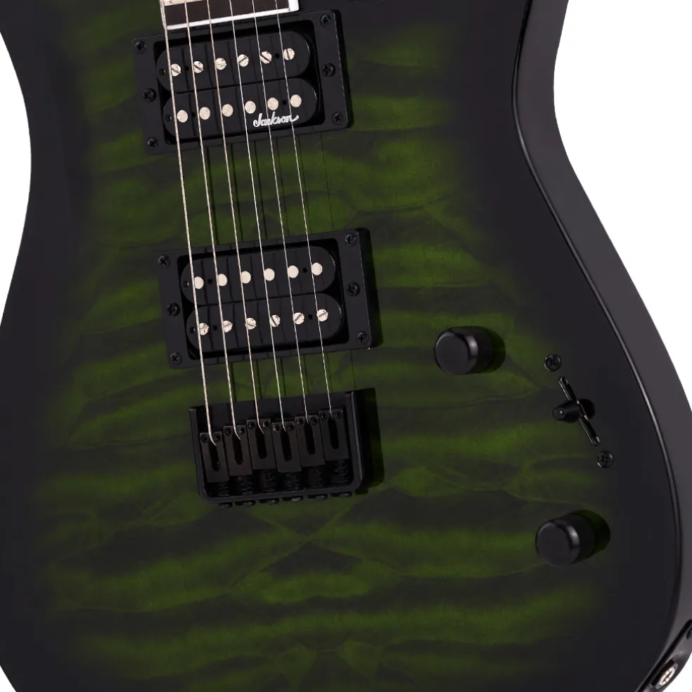Jackson JS32Q DKA HT - Transparent Green Burst | Electric Guitars | 2918809587