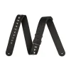 Jackson Metal Stud Leather Strap - Black, 2.5"
