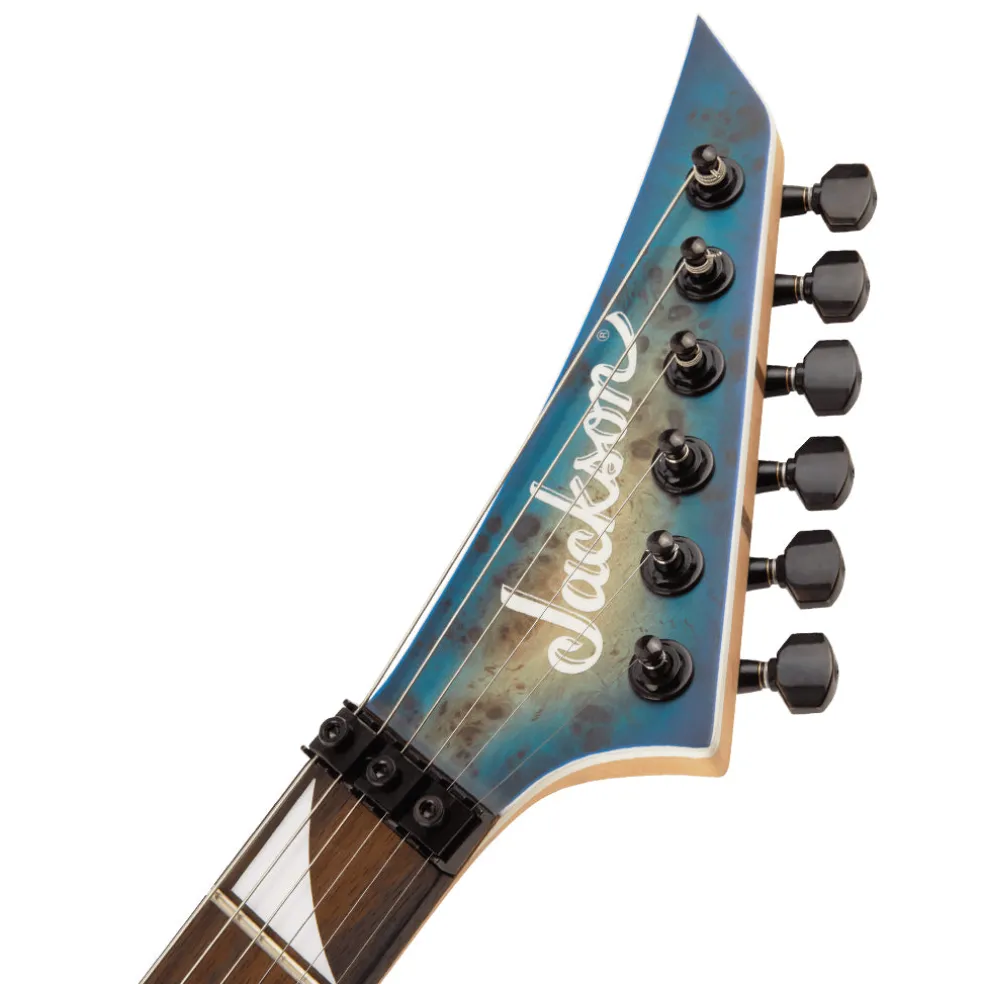 Jackson MJ Series Dinky DKRP, Ebony Fingerboard, Transparent Blue Burst | Electric Guitars | 2904011811