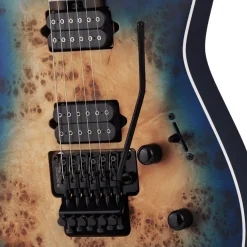 Jackson MJ Series Dinky DKRP, Ebony Fingerboard, Transparent Blue Burst | Electric Guitars | 2904011811
