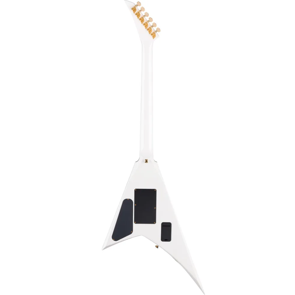 Jackson MJ Series Rhoads RR24MG, Ebony Fingerboard, White with Black Pinstripes