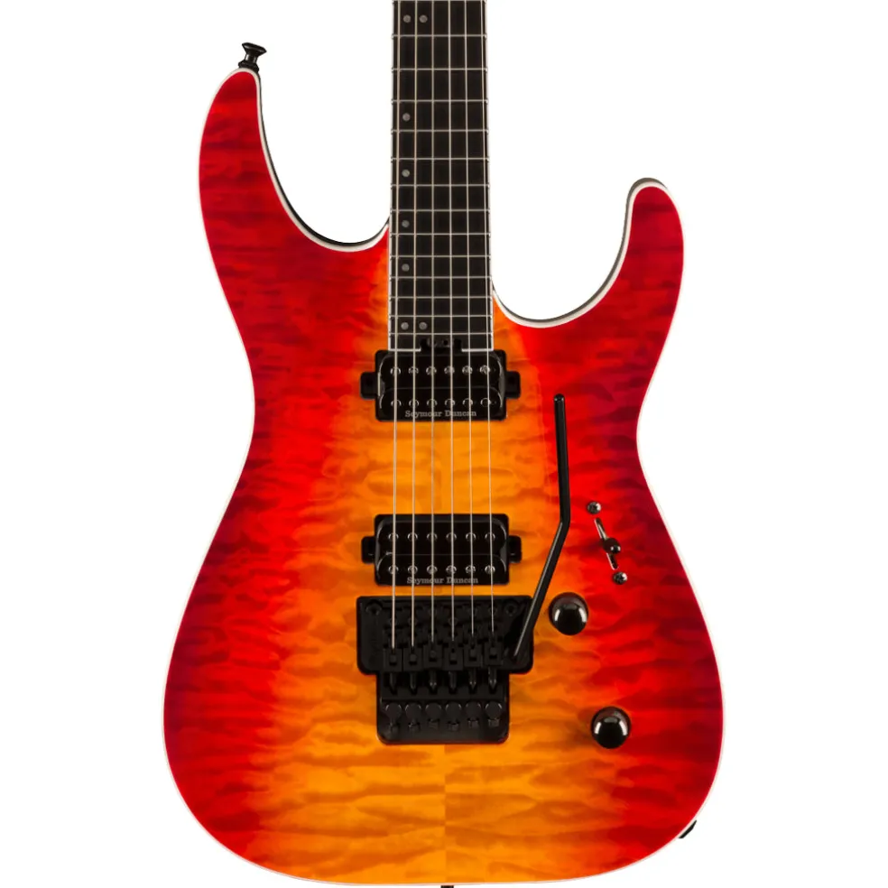 Jackson Pro Plus Series Dinky™ DKAQ, Ebony Fingerboard, Firestorm