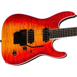 Jackson Pro Plus Series Dinky™ DKAQ, Ebony Fingerboard, Firestorm