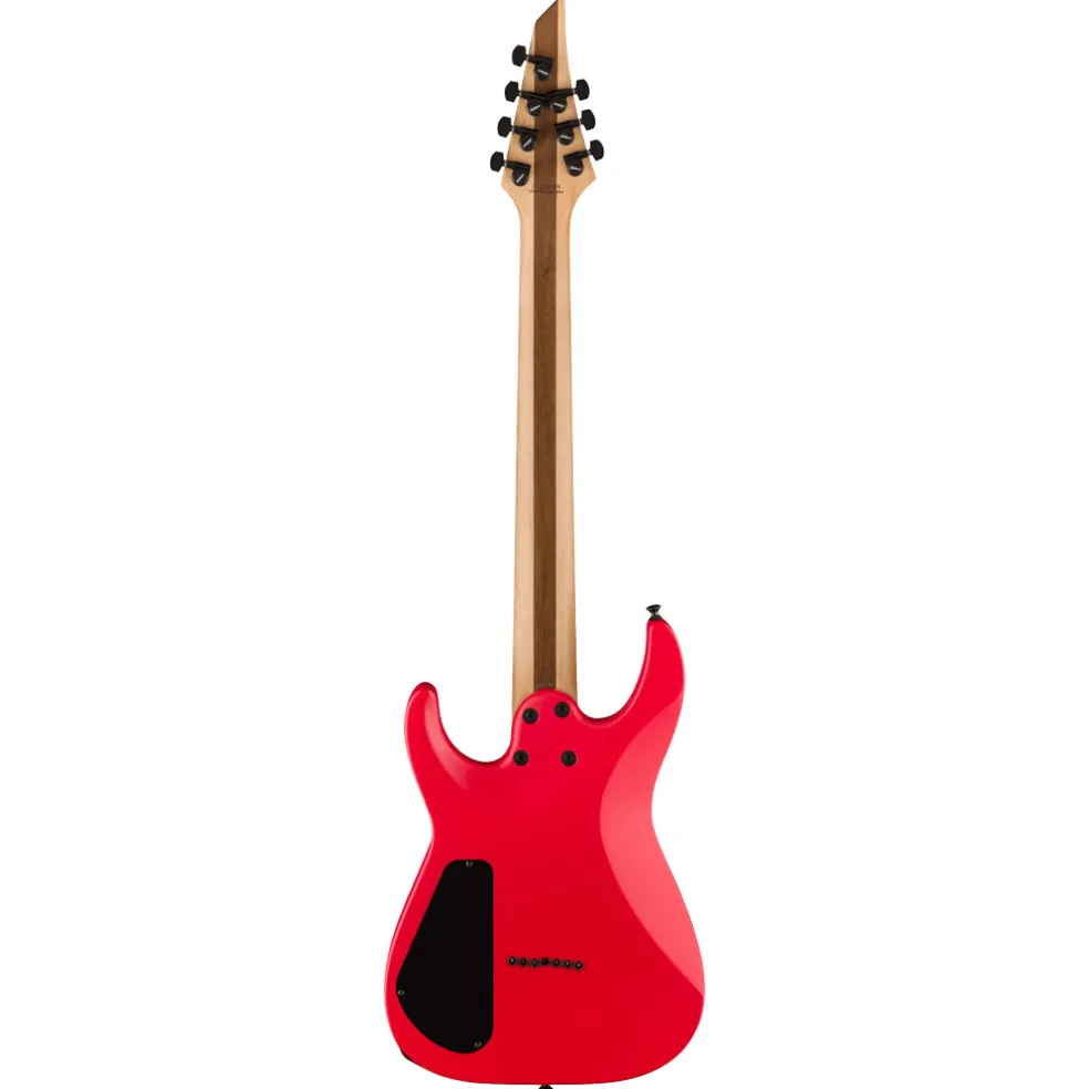 Jackson Pro Plus Series DK Modern MDK7 HT, Ebony Fingerboard, Satin Red with Black bevels