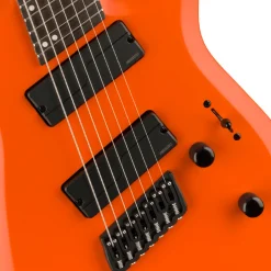 Jackson Pro Plus Series DK Modern HT7 MS, Ebony Fingerboard, Satin Orange Crush