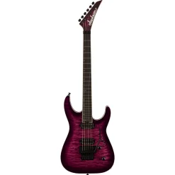 Jackson Pro Plus Series Dinky™ DKAQ, Ebony Fingerboard, Transparent Purple Burst