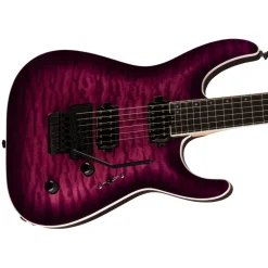 Jackson Pro Plus Series Dinky™ DKAQ, Ebony Fingerboard, Transparent Purple Burst