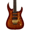 Jackson Pro Plus Series Soloist™ SLA3Q, Ebony Fingerboard, Amber Tiger Eye