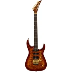 Jackson Pro Plus Series Soloist™ SLA3Q, Ebony Fingerboard, Amber Tiger Eye