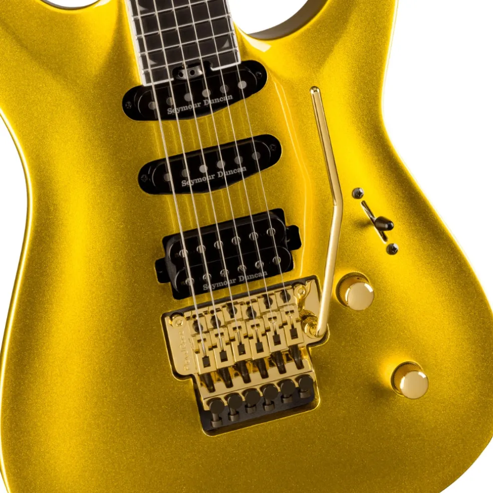Jackson Pro Plus Series Soloist™ SLA3, Ebony Fingerboard, Gold Bullion