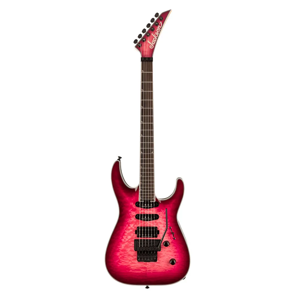 Jackson Pro Plus Series Soloist SLA3Q Fuschia Burst