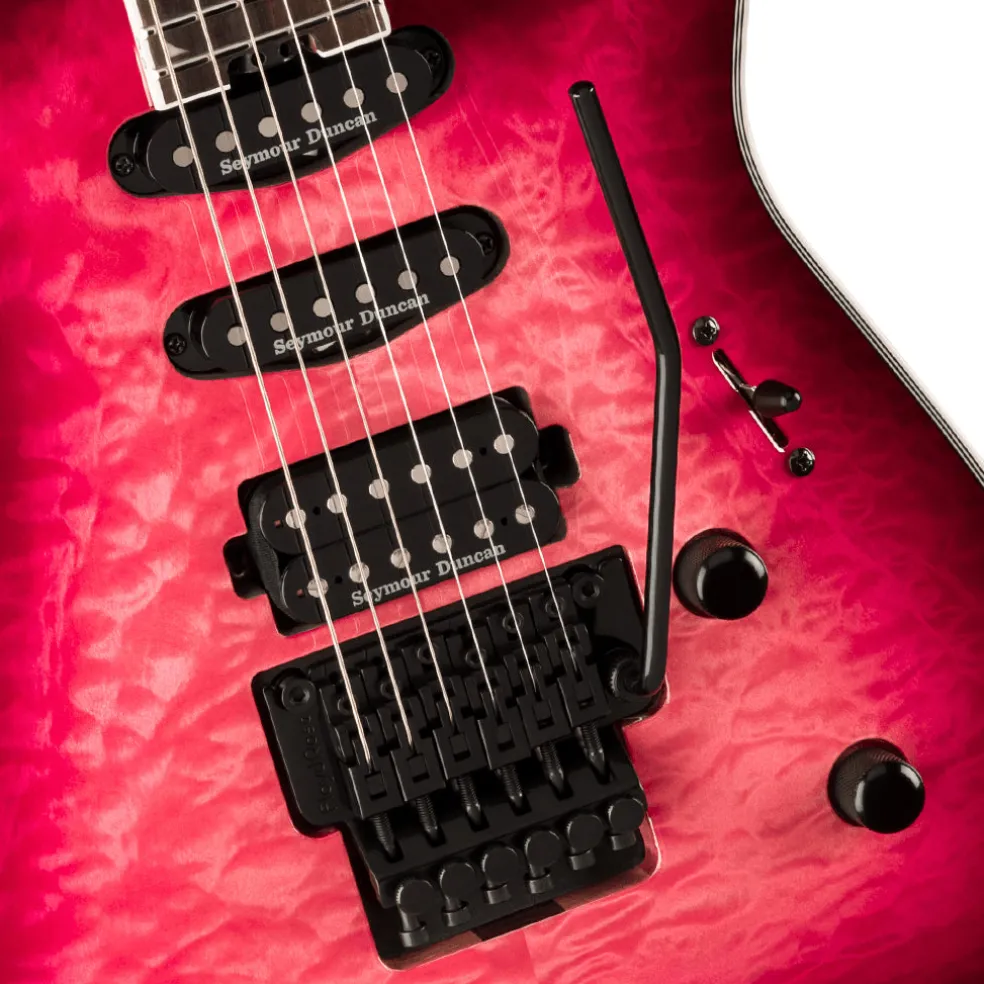 Jackson Pro Plus Series Soloist SLA3Q Fuschia Burst