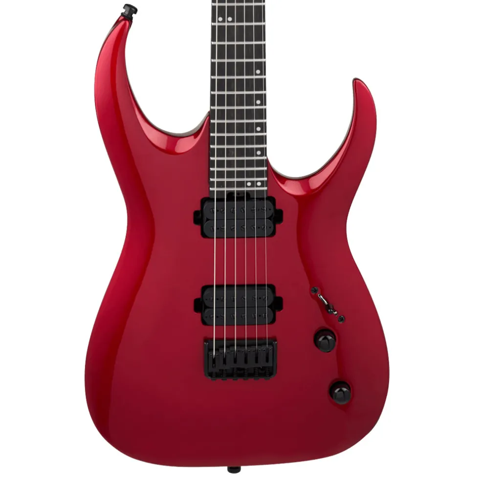 Jackson Pro Series Misha Mansoor Juggernaut HT6 Electric Guitar Ebony Fingerboard Red Crystal