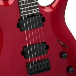 Jackson Pro Series Misha Mansoor Juggernaut HT6 Electric Guitar Ebony Fingerboard Red Crystal