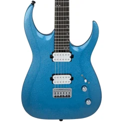 Jackson Pro Series Signature Misha Mansoor Juggernaut HT6 Electric Guitar Ebony Fingerboard Blue Sparkle