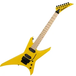 Jackson Pro Series Signature Dave Davidson Warrior WR7 Electric Guitar Maple Fingerboard Ferrari Yellow