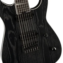 Jackson Pro Series Signature Jeff Loomis Soloist™ SL7 HT with Ebony Fingerboard - Black Ash