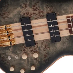 Jackson Pro Series Spectra Bass SBP IV, Caramelized Jatoba Fingerboard, Transparent Black Burst | Bass Guitars | 2919914585