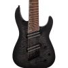 Jackson SLATXF8 Multiscale 8 String - Transparent Black Burst | Electric Guitars | 2919904585