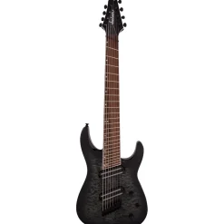 Jackson SLATXF8 Multiscale 8 String - Transparent Black Burst | Electric Guitars | 2919904585