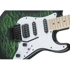 Jackson X Series Adrian Smith SDXQ - Transparent Green - Maple Fretboard | Electric Guitars | 2913052587