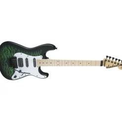 Jackson X Series Adrian Smith SDXQ - Transparent Green - Maple Fretboard | Electric Guitars | 2913052587