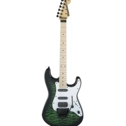 Jackson X Series Adrian Smith SDXQ - Transparent Green - Maple Fretboard | Electric Guitars | 2913052587