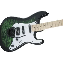 Jackson X Series Adrian Smith SDXQ - Transparent Green - Maple Fretboard | Electric Guitars | 2913052587