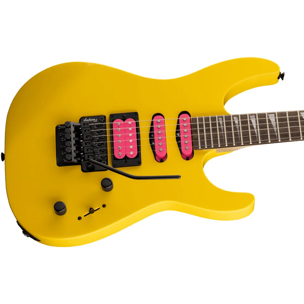Jackson X Series Dinky DK3XR HSS, Laurel Fingerboard, Caution Yellow | Electric Guitars | 2910022504